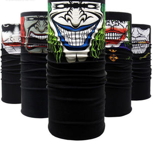 Skull & Clown Face Shields - Face Tubes