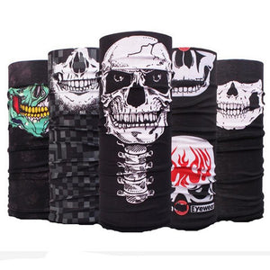 Skull & Clown Face Shields - Face Tubes