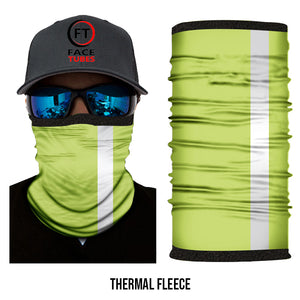Fleece Yellow Hi Vis Face Tubes - Face Tubes