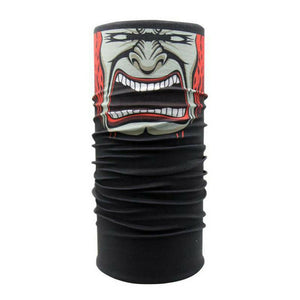 Skull & Clown Face Shields - Face Tubes