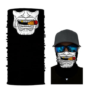 Skull & Clown Face Shields - Face Tubes