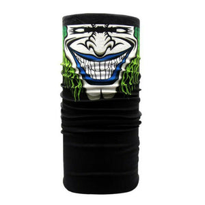 Skull & Clown Face Shields - Face Tubes