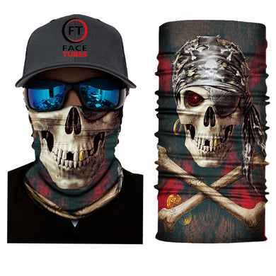 Pirate Skull Face Shields