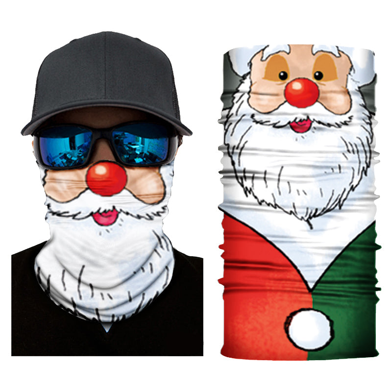 Christmas Edition Face Shields Tubes Xmas Holiday Theme - Face Tubes