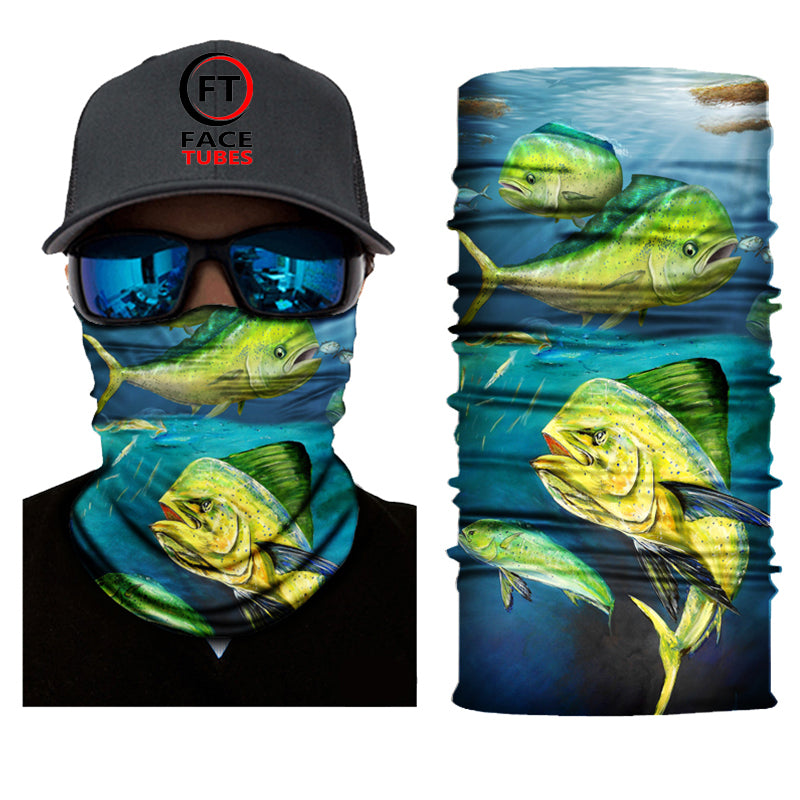 UV Fish Face Shields Shield Tubes Bandana Neck Gaiter Australia – Face Tubes