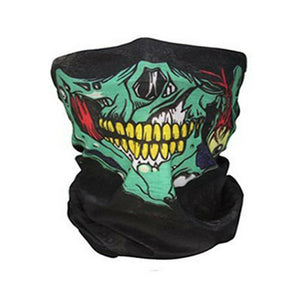 Skull & Clown Face Shields - Face Tubes